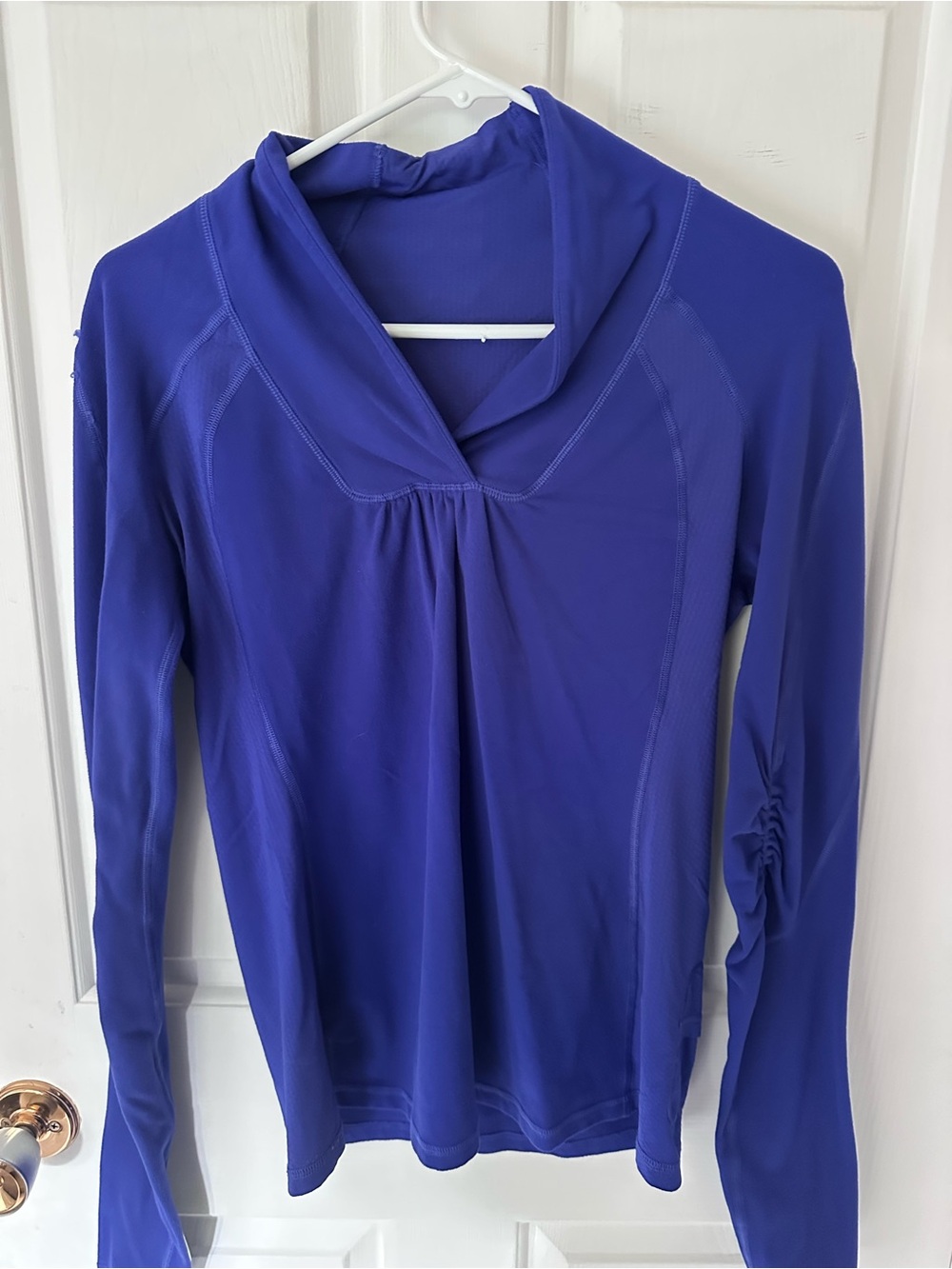 lululemon athletica Long-Sleeve Cowl Neck Top in Blue